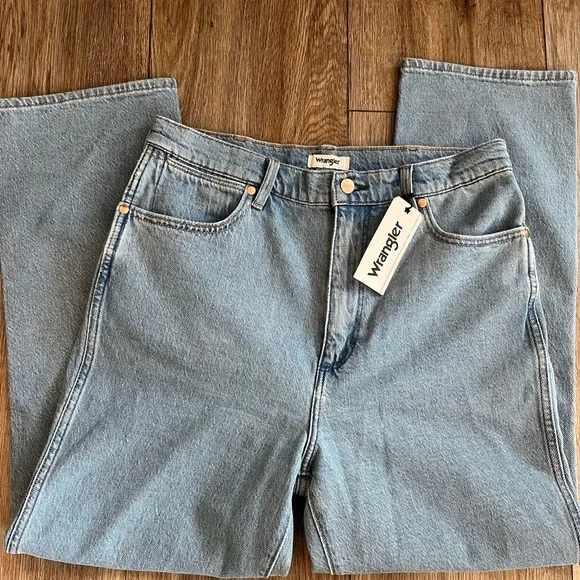 Wrangler 12 31 Wild West high rise straight NWT light vintage rodeo cowgirl - Picture 4 of 7